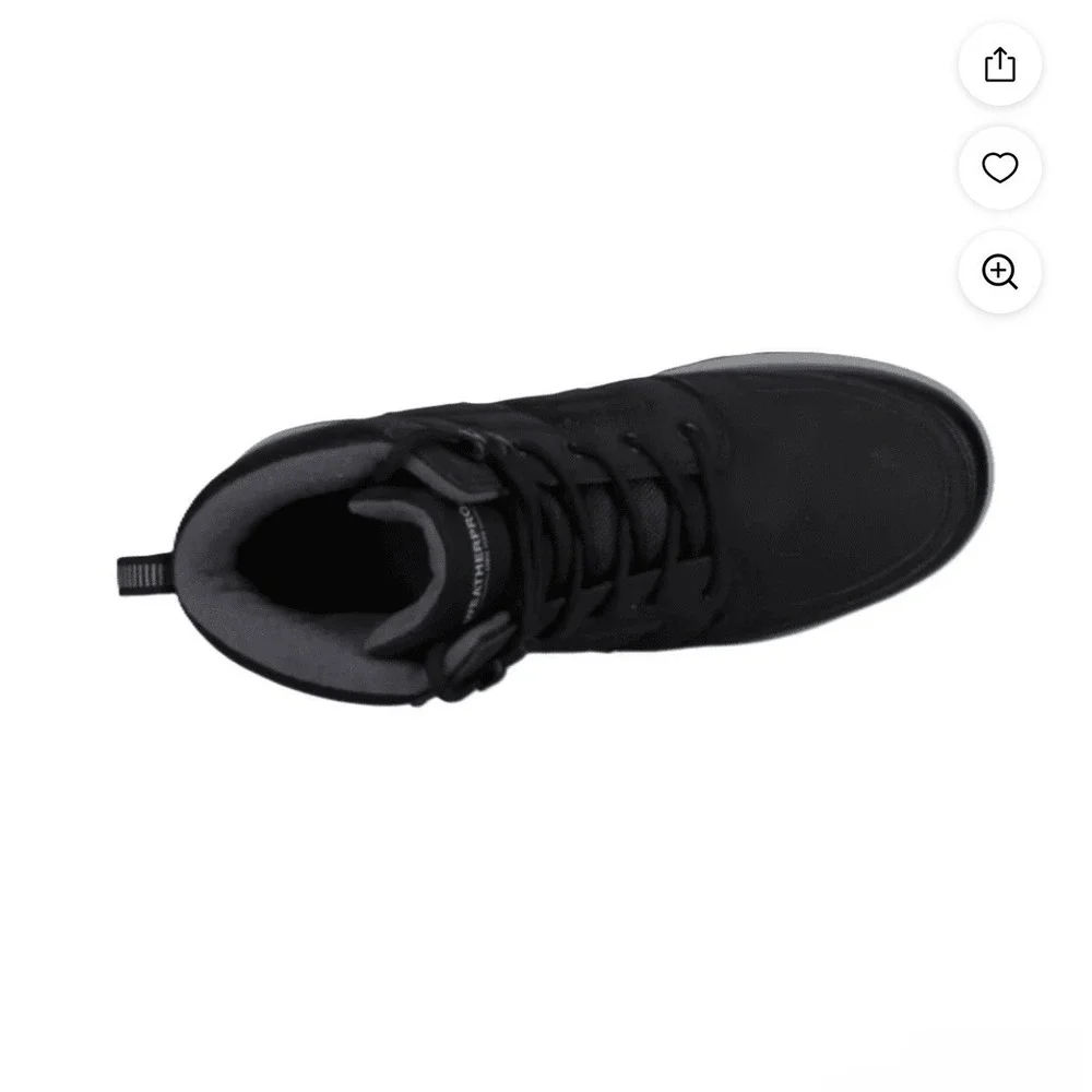 Weatherproof Jenkins Boot Men's Size‎ 8 Black Memory Foam